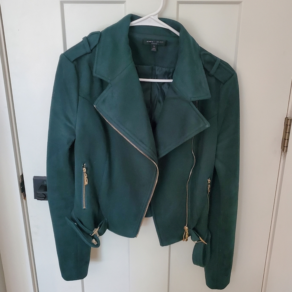 suede moto jacket